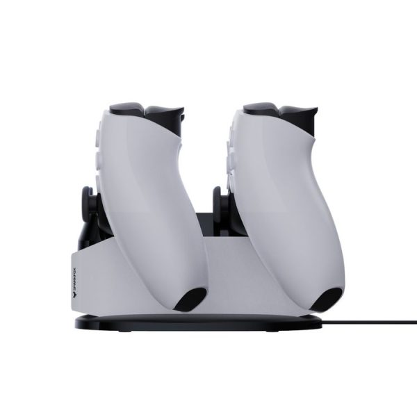 SPARKFOX W20P508 Dual Charger With Contacts Wireless Handle Charger For PS5, Style: Charger+Data Cable - Image 6