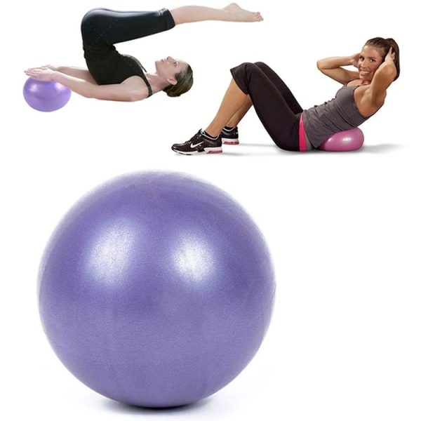 JH3152 PVC Yoga Ball Balance Fitness Gymnastic Ball, Diameter: 25cm (Purple)