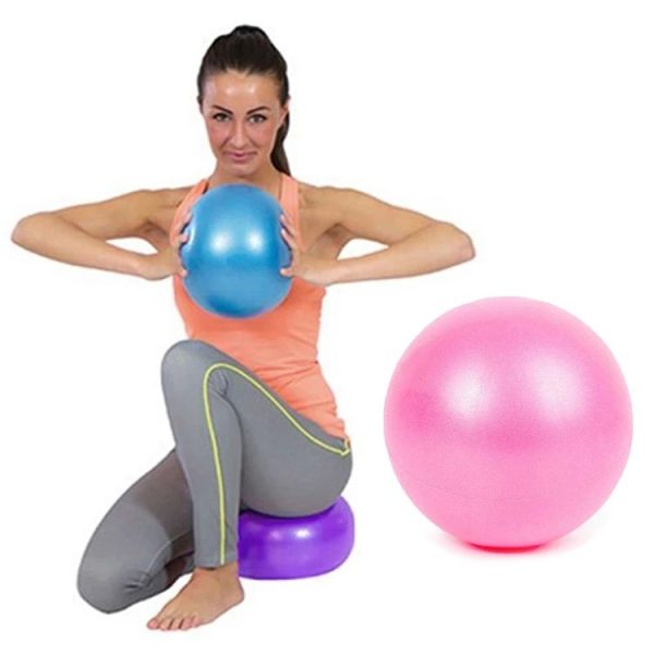 JH3152 PVC Yoga Ball Balance Fitness Gymnastic Ball, Diameter: 25cm (Purple) - Image 3