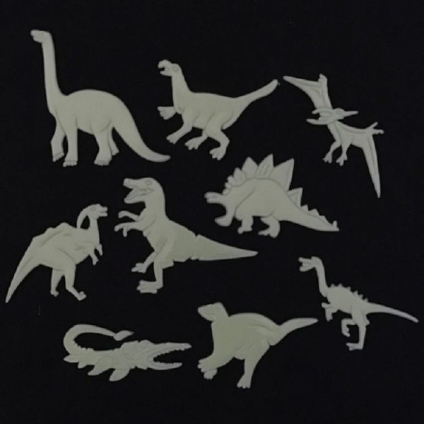2 Sets Dinosaur Stereo Wall Sticker Fluorescent Sticker Bedroom Home Decor - Image 2