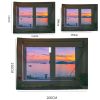 Sea View Window Background Cloth Fresh Bedroom Homestay Decoration Wall Cloth Tapestry, Size: 150x100cm (Window-3) - Image 3