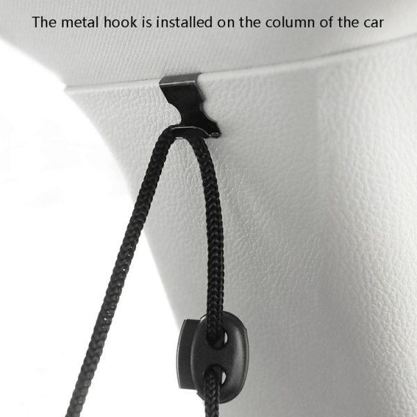2 PCS 69 x 82cm Automobile Front And Rear Partition Curtain Business Car Air Conditioning Privacy Curtain (black) - Image 7