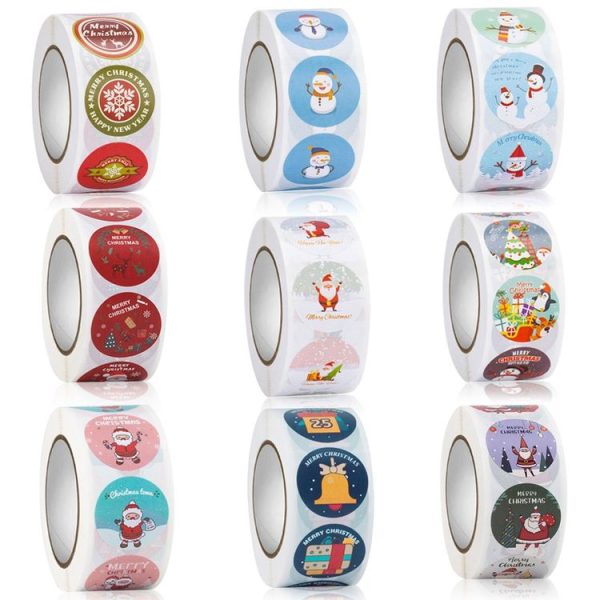 Christmas Gift Sticker Decoration Label Sealing Sticker (HA049) - Image 2