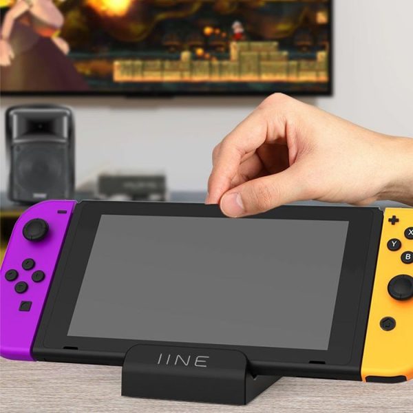 IINE Portable Video Conversion Base With Fan Cooling HDMI Video Converter For Nintendo Switch (Green-L390) - Image 6
