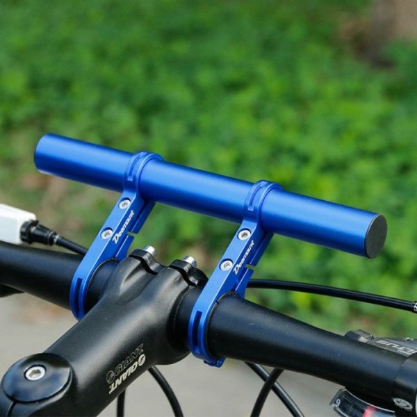 DEEMOUNT Bicycle Handlebar Extension Frame Flashlight Bracket, Specification: Red Carbon Fiber Tube - Image 2