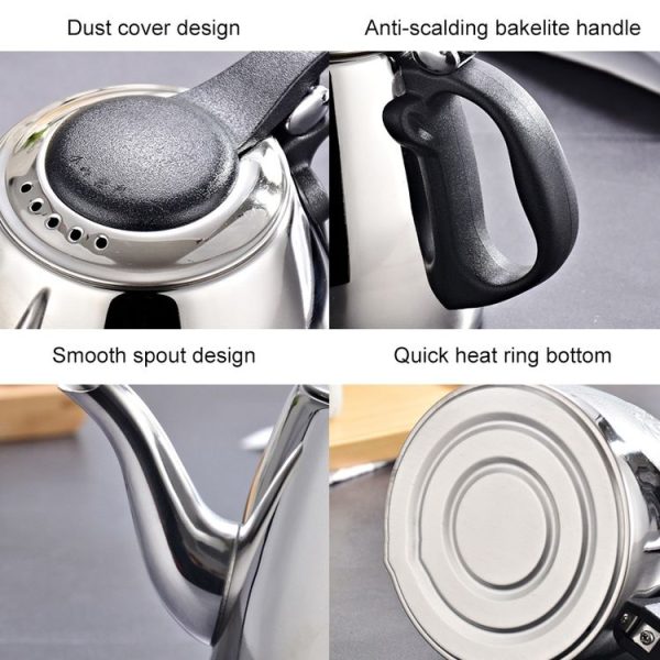 304 Stainless Steel Kettle Small Teapot, Specification: 1.2L - Image 3