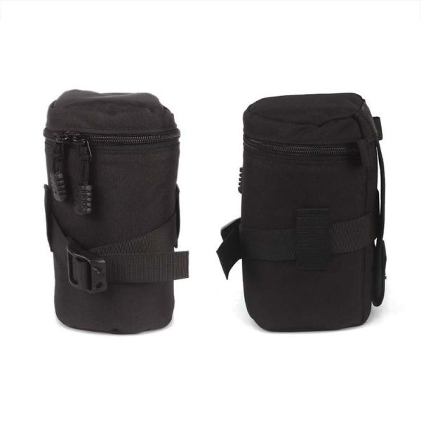 5603 Wear-Resistant Waterproof And Shockproof SLR Camera Lens Bag, Size: M (Black) - Image 3
