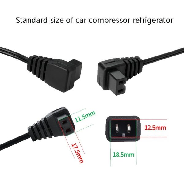 Car Compressor Refrigerator Line 12 / 24V Semiconductor Refrigerator Power Cord Cigarette Lighter Line, Specification: Without Switch 4m - Image 3