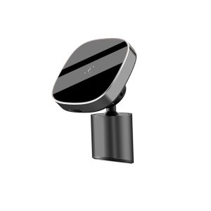 Car Magnetic Wireless Charging Mobile Phone Holder (Gray)