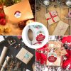 Christmas Decoration Sticker Gift Label Tape, Size: 1.5 Inch / 38mm (B) - Image 3