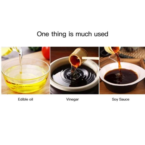 200ml Stainless Steel Glass Bottle Barbecue Cooking Seasoning Oil Pot Sprayer Oil Injection Kettle Oil Spray Bottle - Image 5