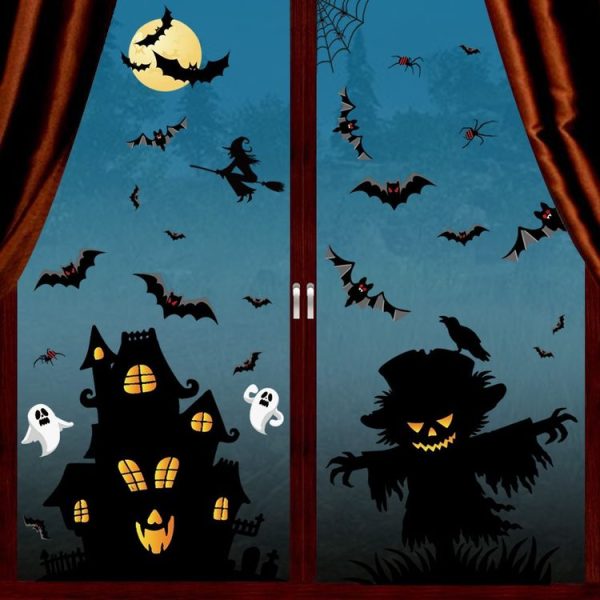 Halloween Decoration Static Wall Stickers (BQ049 Bat) - Image 4