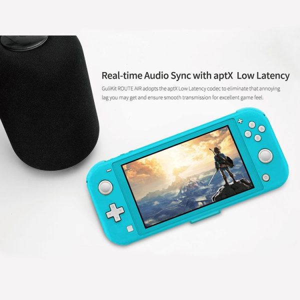 Gulikit Bluetooth Wireless Audio Adapter For Nintendo Switch, Model: NS07 Black - Image 7