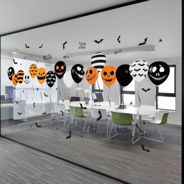 Halloween Horror Glass Decoration Sticker Balloon Electrostatic Sticker (Balloon) - Image 4