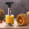 Stainless Steel Pineapple Peeler Slicers Fruit Cutter Kitchen Tools (Yellow handle) - Image 11