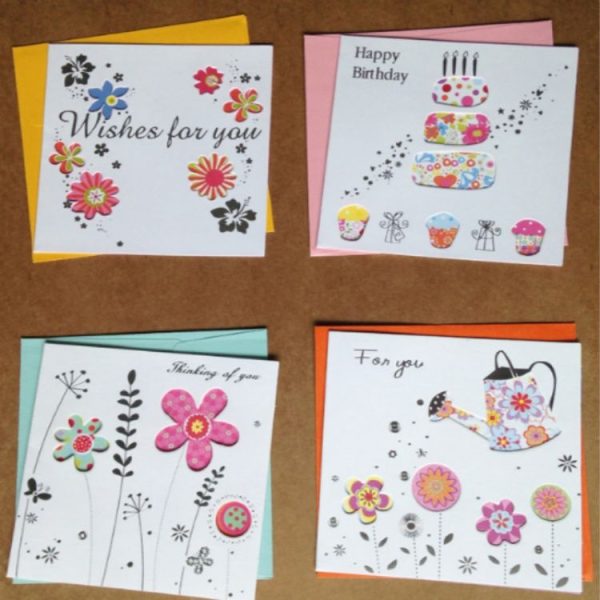 5 PCS Creative Cutout Beautiful Birthday Greeting Card (Wishes For) - Image 5