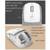 DELUX M520 8 KeysWireless Silent Bluetooth Mouse Multi-Mode Laptop Mouse - Image 4