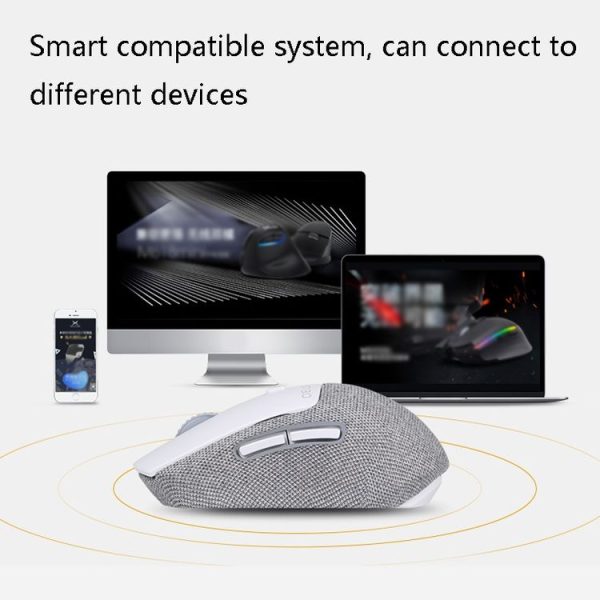 DELUX M520 8 KeysWireless Silent Bluetooth Mouse Multi-Mode Laptop Mouse - Image 6