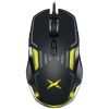 DELUX M628BU 9 Keys Ergonomic Left and Right Hand RGB Breathing Light Wired Mouse (Black)