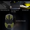 DELUX M628BU 9 Keys Ergonomic Left and Right Hand RGB Breathing Light Wired Mouse (Black) - Image 6