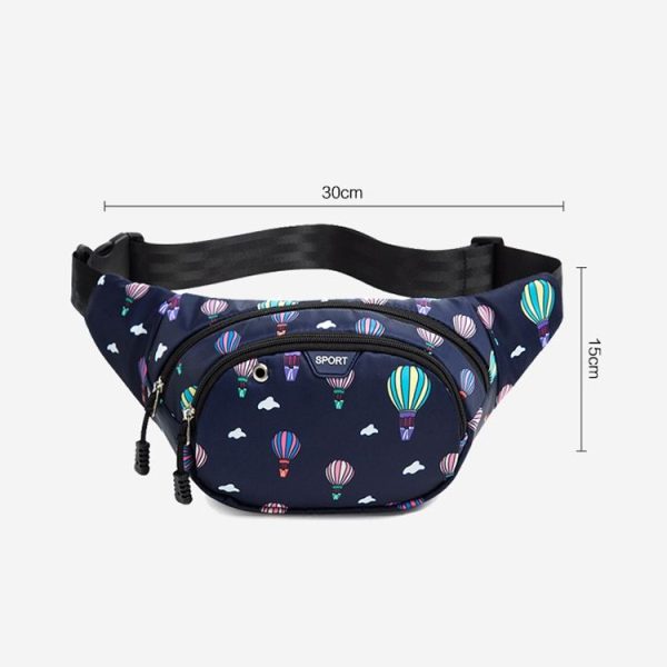 Ladies Sports Running Waist Bag Outdoor Leisure Cashier Wallet, Size: 10 inch (Brilliant Blue) - Image 3