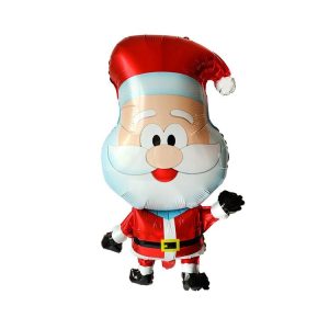 Christmas Decoration Aluminum Film Balloons, Style: Cute Santa