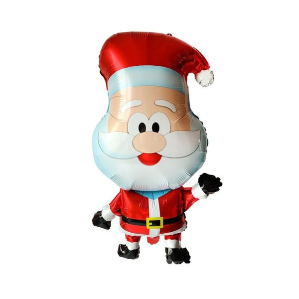 Christmas Decoration Aluminum Film Balloons, Style: Cute Santa