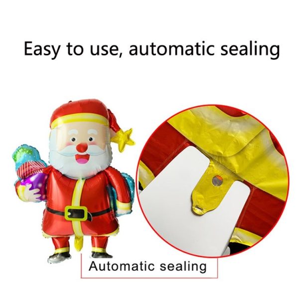 Christmas Decoration Aluminum Film Balloons, Style: Cute Santa - Image 5