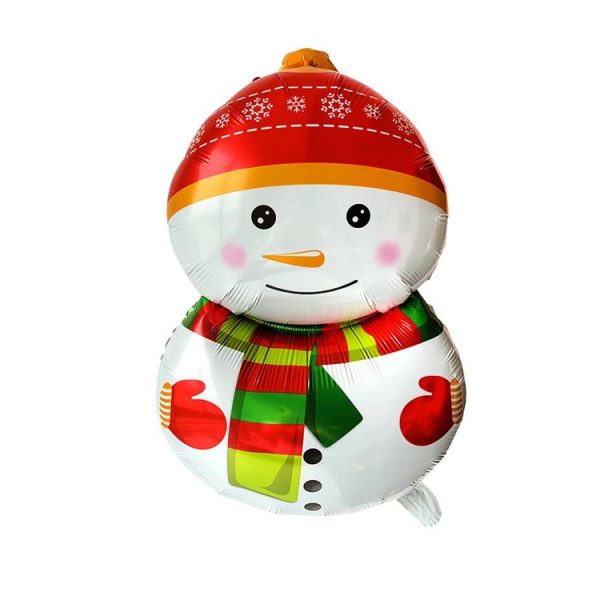 Christmas Decoration Aluminum Film Balloons, Style: Snowman