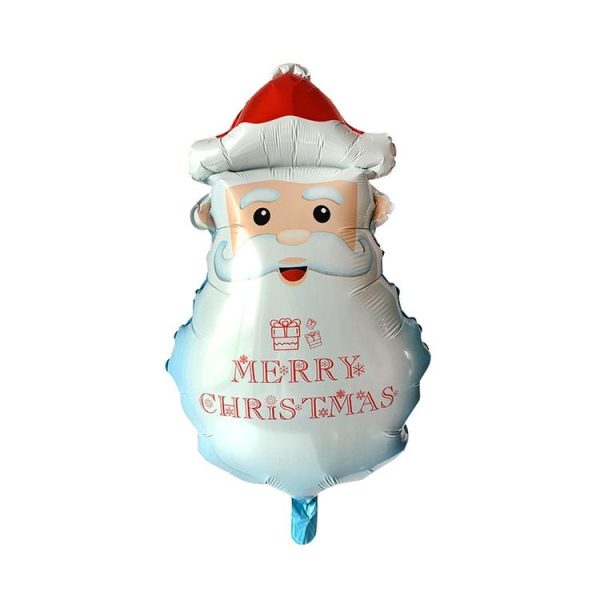 Christmas Decoration Aluminum Film Balloons, Style: Santa Head