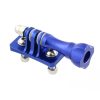Aluminum Alloy Tripod Head Helmet Fixed Adapter Mount for GoPro Hero11 Black / HERO10 Black / 9 Black / 8 Black / 7 / 6 / 5 / 5 Session / 4 Session / 4 / 3+ / 3 / 2 / 1, DJI Osmo Action and Other Action Cameras (Red) - Image 4