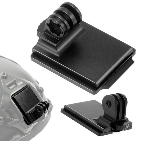 Upgraded Version Helmet Base Adapter Fixed Mount Hunting CS NVG Bracket for GoPro Hero11 Black / HERO10 Black / 9 Black / 8 Black / 7 / 6 / 5 / 5 Session / 4 Session / 4 / 3+ / 3 / 2 / 1, DJI Osmo Action and Other Action Cameras - Image 2