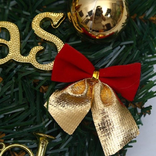 Christmas Decoration Wreath Garland Rattan Door Hanging, Specification: Lemon - Image 4
