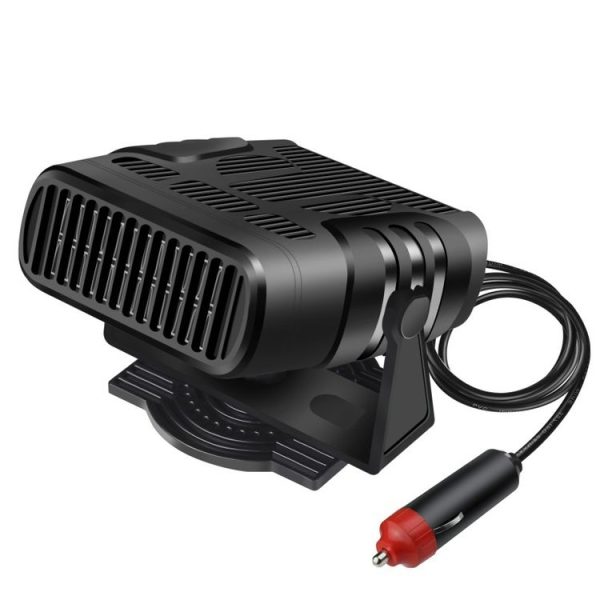 12V Black Car Heater Cold And Warm Wind Defrosting And Snow Demister - Image 2