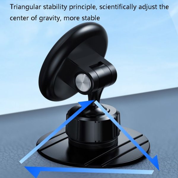 Oatsbasf 03535 Magnetic Car Bracket 360 Degree Free Adjustment CellPhone Bracket (Black) - Image 4