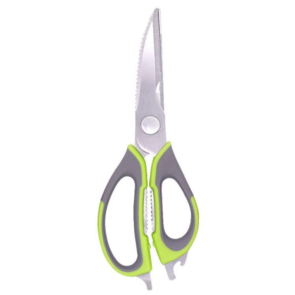 Single-cut Card Packaging Detachable Magnetic Stainless Steel Household Kitchen Food Scissors, Random Color Delivery