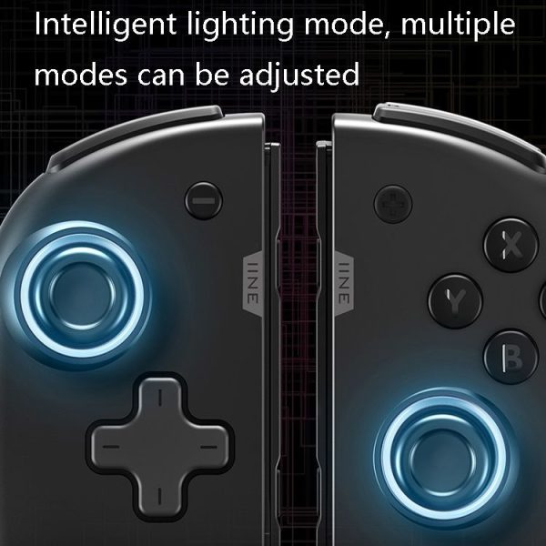 IINE Wireless Bluetooth Gamepad Wake-Up Left Right Handle For Nintendo Switch / Lite, Product color: Transparent - Image 6