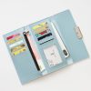BATSIOE Women Wallet Tri-Fold Long Type Buckle Clutch Multi-Card Pocket PU Wallet (Red Wine) - Image 3