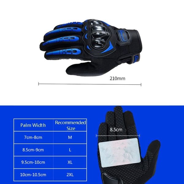 Riding Tribe MCS-17 Motorcycle Gloves Touch Screen Outdoor Riding Gloves, Size: M (Black) - Image 8