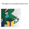 Handmade Felt Christmas Tree Decoration Children DIY Christmas Decorations, Style: Red Calendar - Image 4