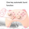 IINE Voice Wake-Up Bluetooth Handle Wireless Cat Shape Handle For Nintendo Switch (Black White) - Image 5