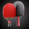 HUIESON HS-LX Six Star 5-Layer Chicken Wing Tip + 2 Layer Carbon Double Side Continuous Table Tennis Single Racket (Pen Hold Grip Racket) - Image 6