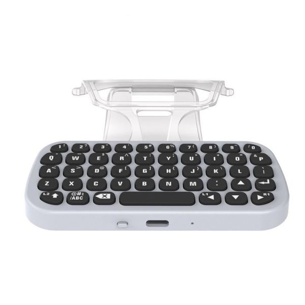 DOBE TP5-0556 Bluetooth Keyboard Wireless Gamepad With Headphone Jack For PS5 (White) - Image 3