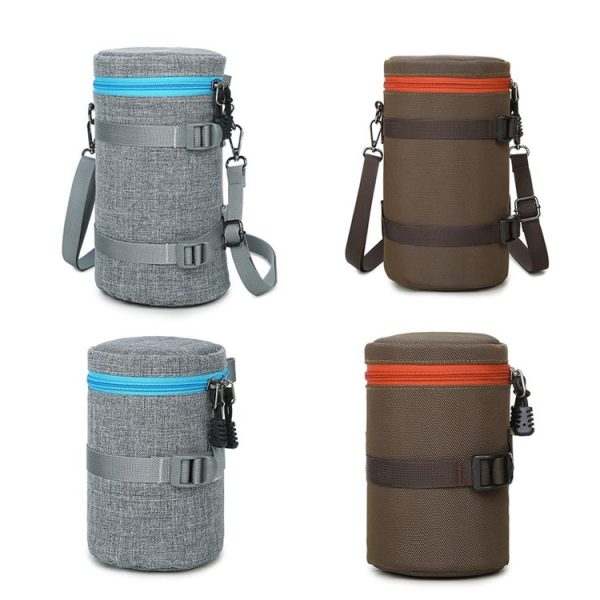 5601 SLR Lens Bag Liner Waterproof Shockproof Protection Bag, Colour: Small (Gray) - Image 2