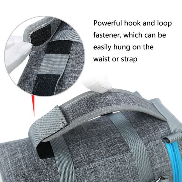 5601 SLR Lens Bag Liner Waterproof Shockproof Protection Bag, Colour: Small (Gray) - Image 5
