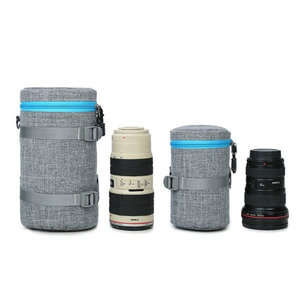 5601 SLR Lens Bag Liner Waterproof Shockproof Protection Bag, Colour: Small (Gray) - Image 7