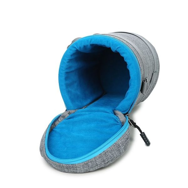 5601 SLR Lens Bag Liner Waterproof Shockproof Protection Bag, Colour: Small (Brown) - Image 4