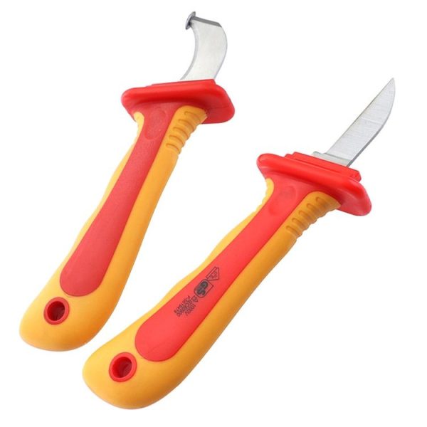 Resistant High Voltage Anti-Magnetic Insulated Plastic Tool, Style: Electrician Scimitar - Image 2