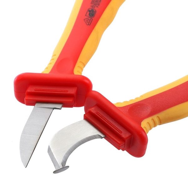 Resistant High Voltage Anti-Magnetic Insulated Plastic Tool, Style: Electrician Scimitar - Image 4