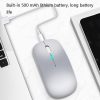 Y20 4 Keys Colorful Glow Charging Mute Mouse Notebook Game Wireless Mouse, Colour: Bluetooth Version (Pink) - Image 6